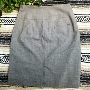 Grey Banana Republic Stretch Pencil Skirt